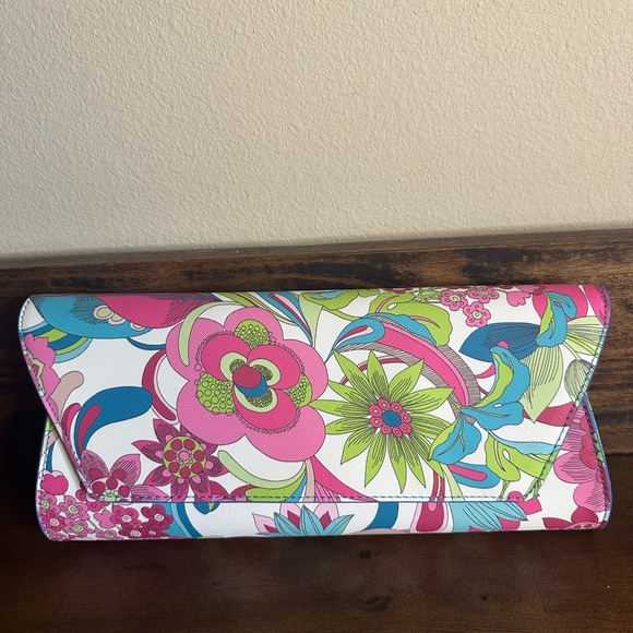Trina Turk $98 MSRP Summer Floral Clutch Bag - Picture 7 of 15